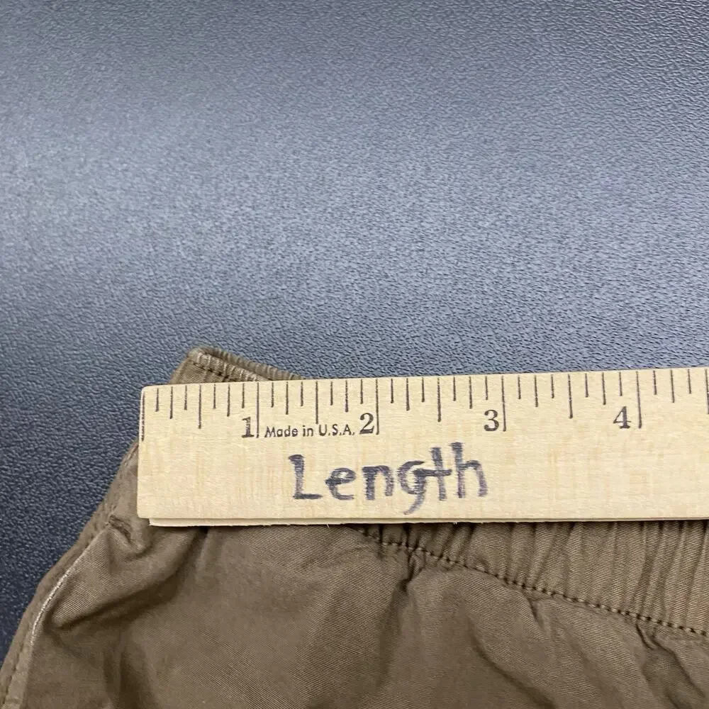 American Eagle NWT Cargo Parachute Pants XS Brown Baggy Utility Y2K Drawstring